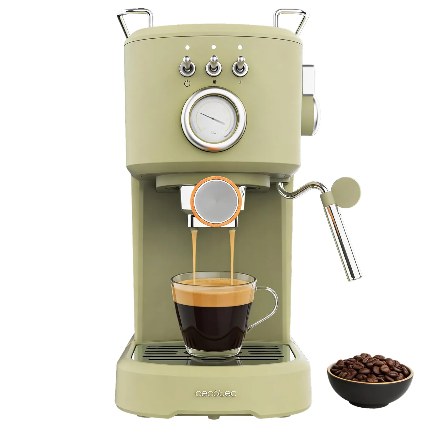Cecotec Power Espresso 20 Retro Green Elite