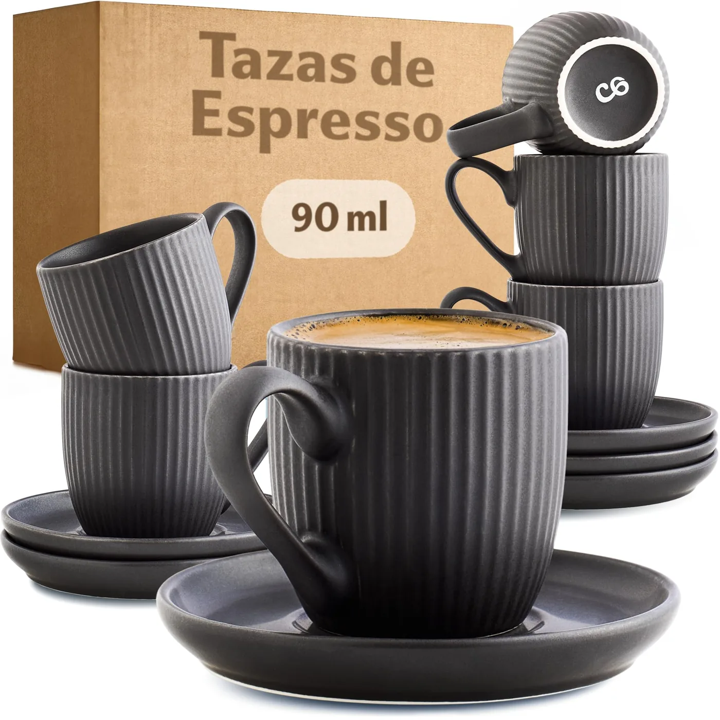 Cosumy espresso 90 ml negro (6)
